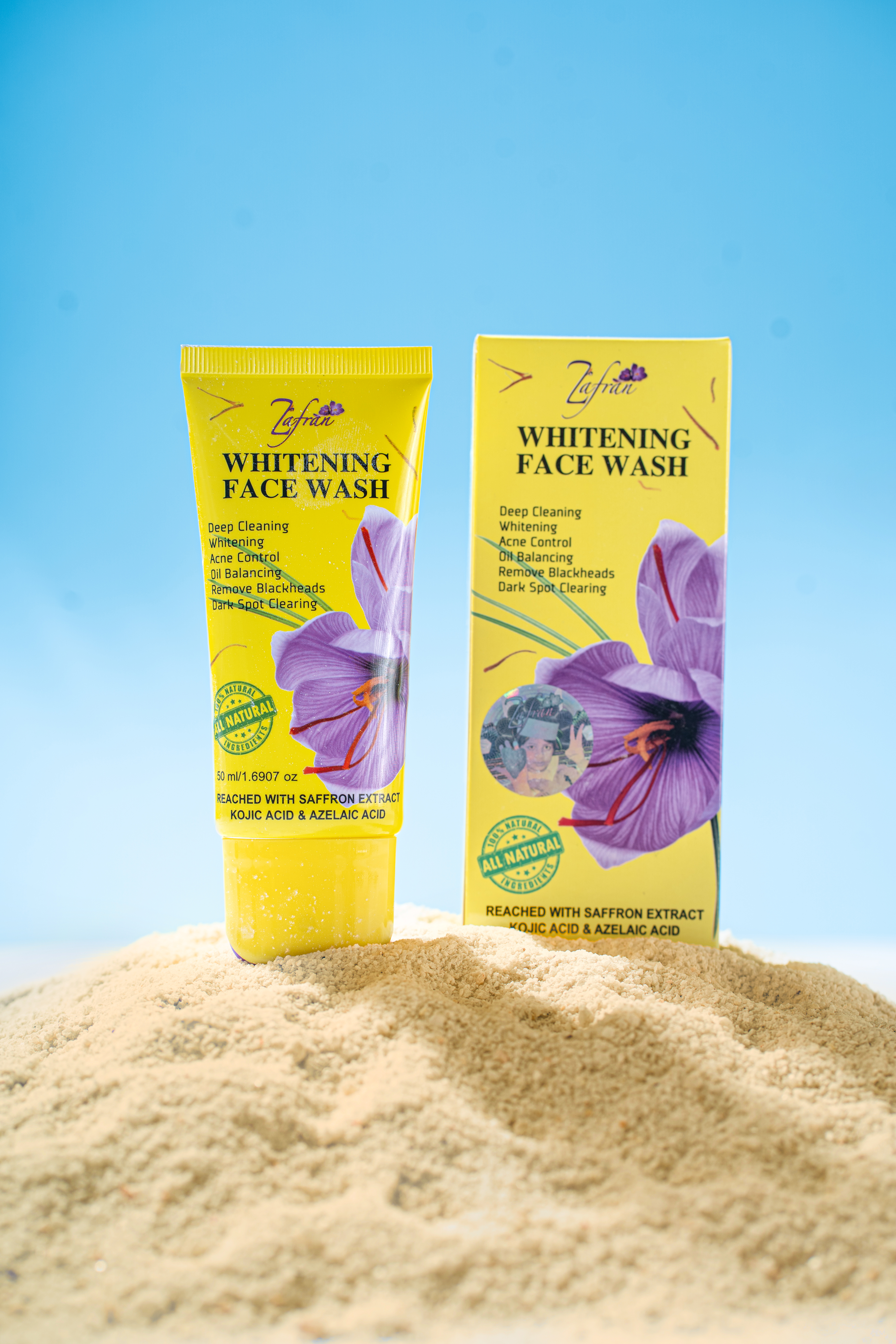 Zafran Whitening Facewash