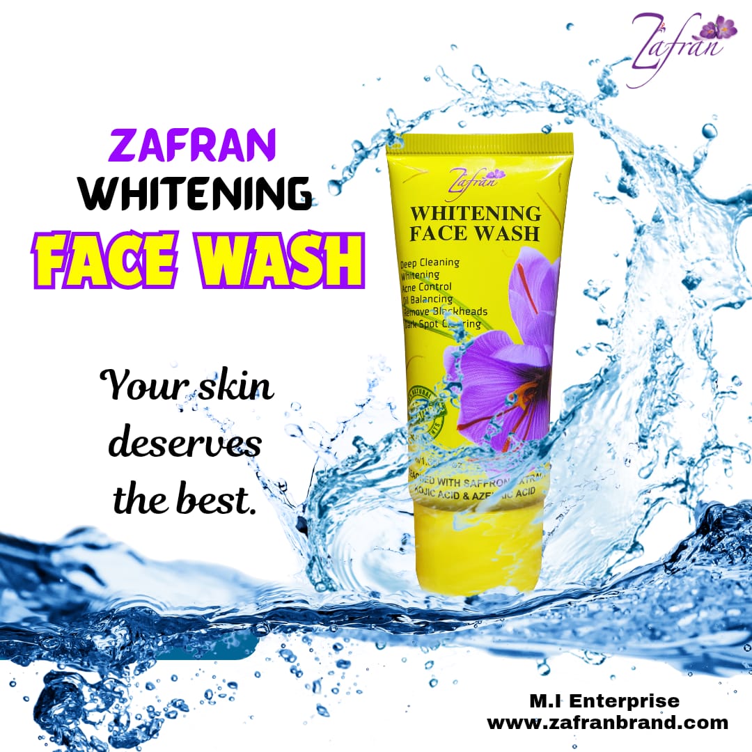 Zafran Whitening Face Wash