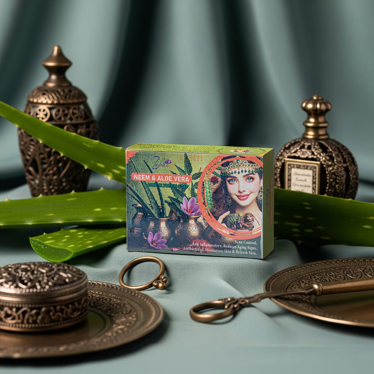 Zafran Neem & Aloe Vera Soap