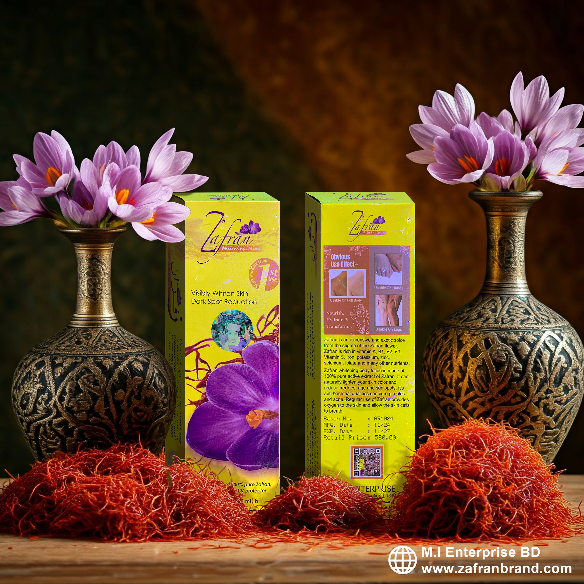 Zafran Whitening Lotion