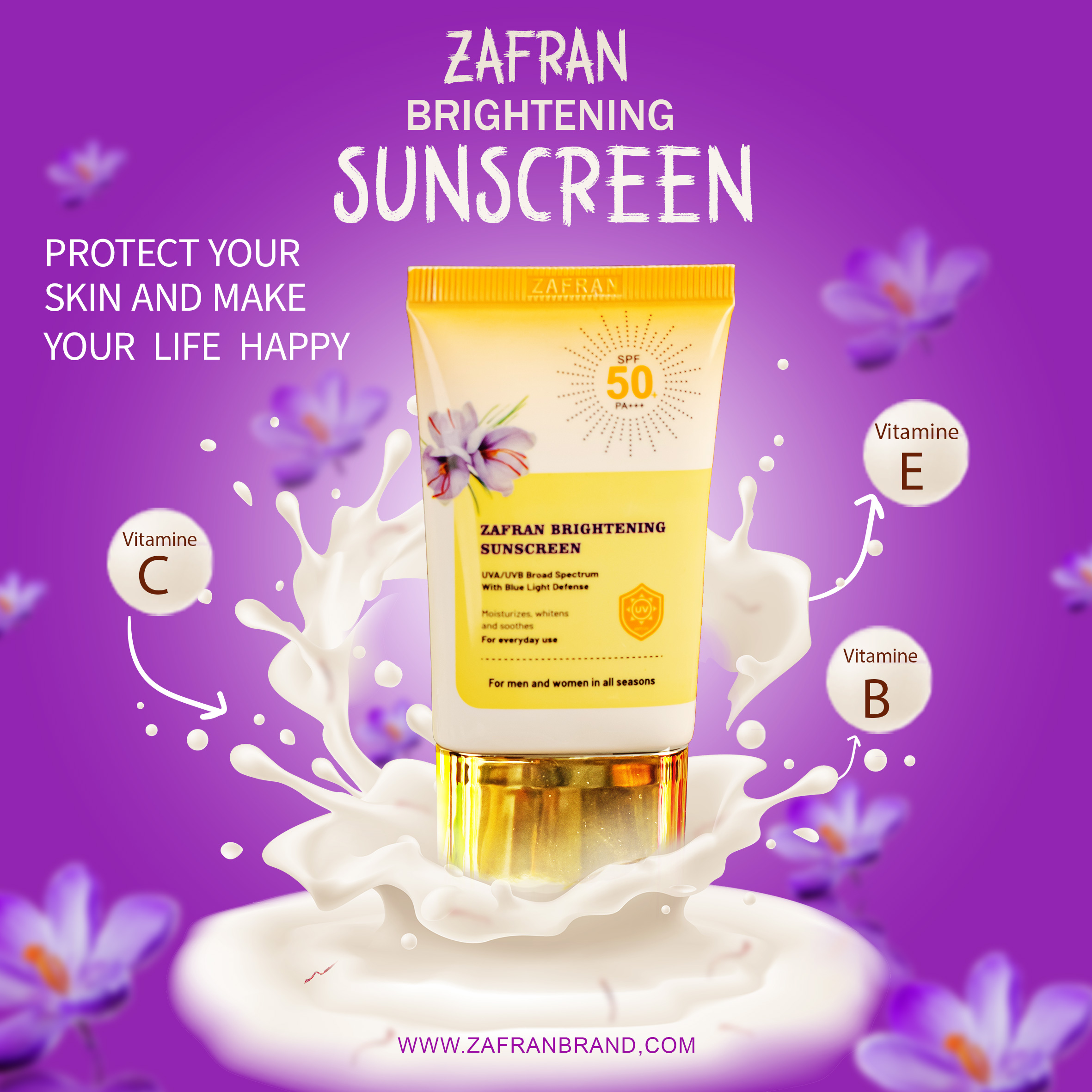 Zafran Brightening Sunscreen