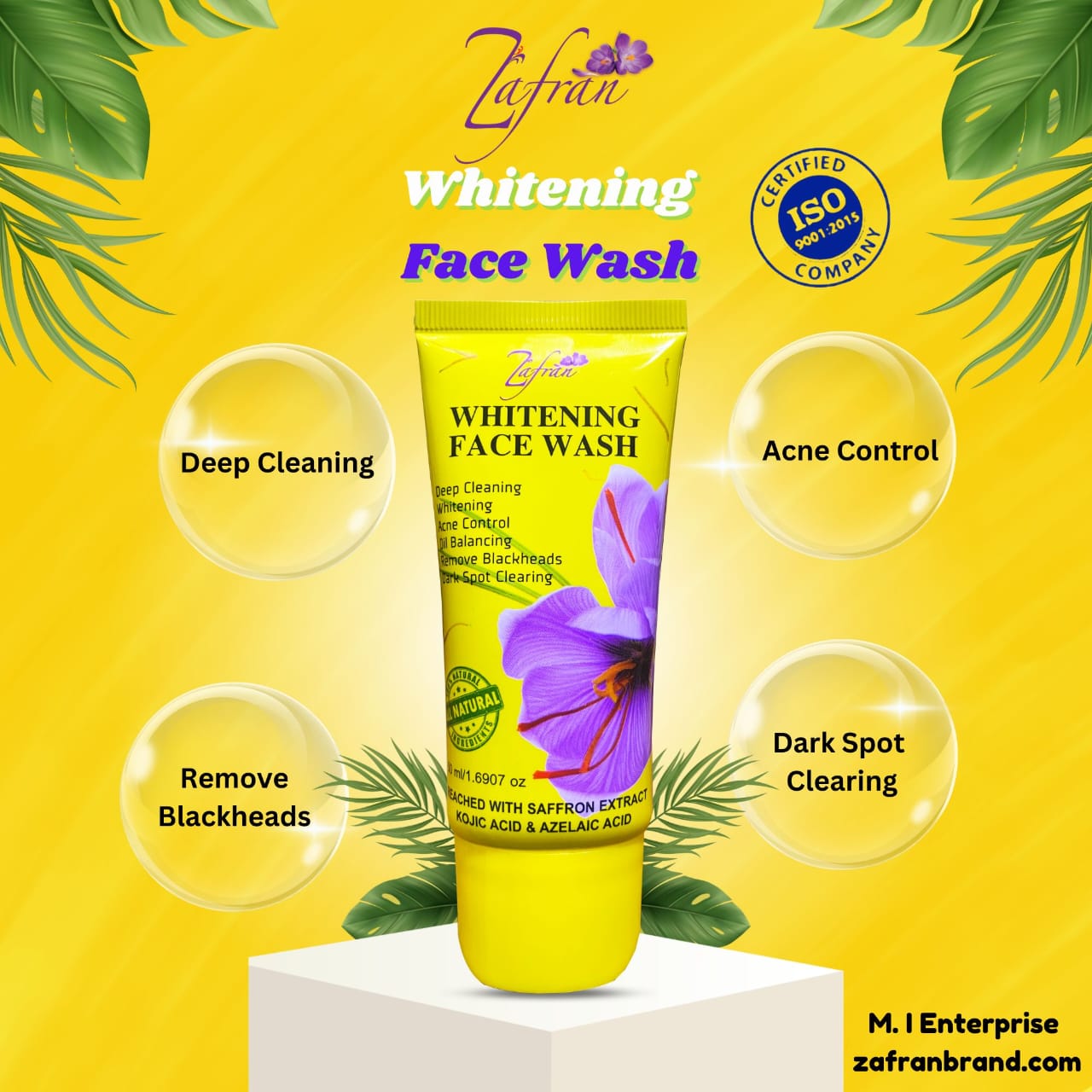 Zafran Whitening Face Wash